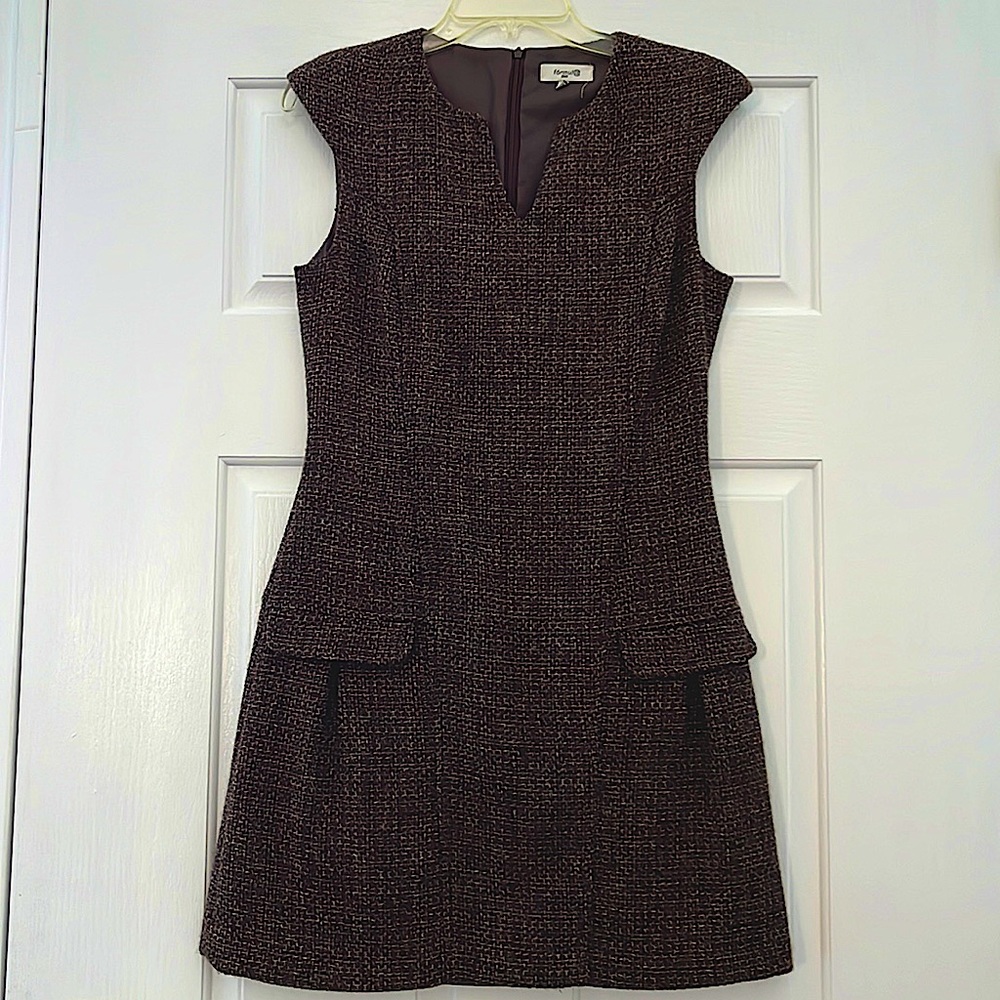 Formula Joven Wool Jumper from Barcelona. Tweed brown & gray Size 40 (small)
